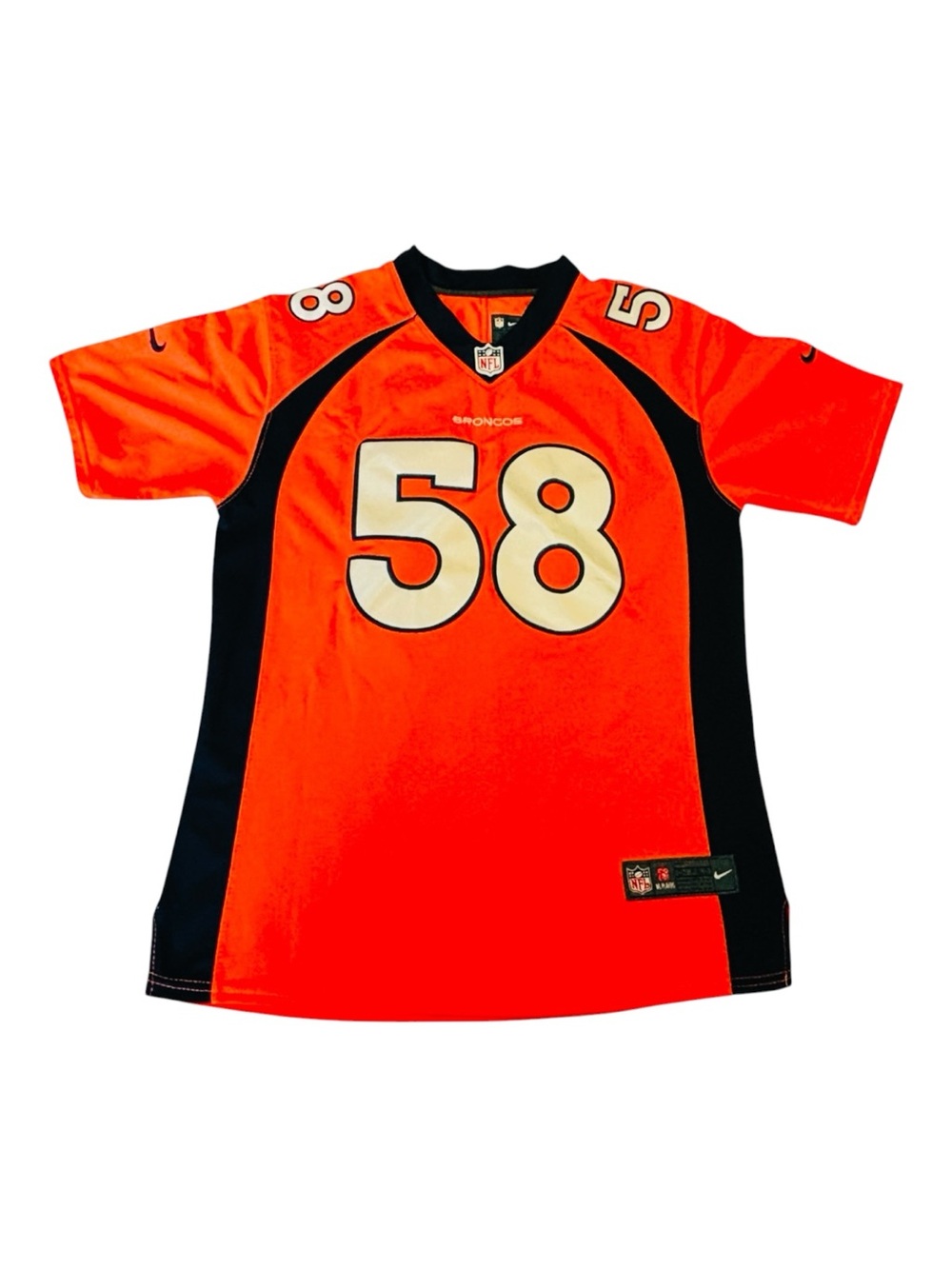 Von Miller Denver Broncos Nike Jersey XXL NFL On Field Orange #58 Football 2XL